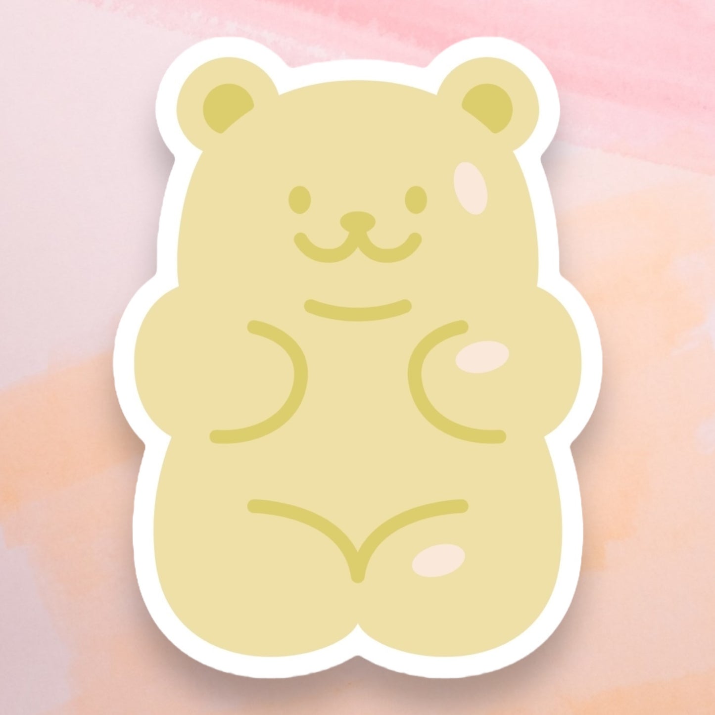Matte Gummy Bear Stickers