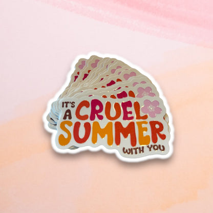 Cruel Summer: Taylor Swift Themed Sticker