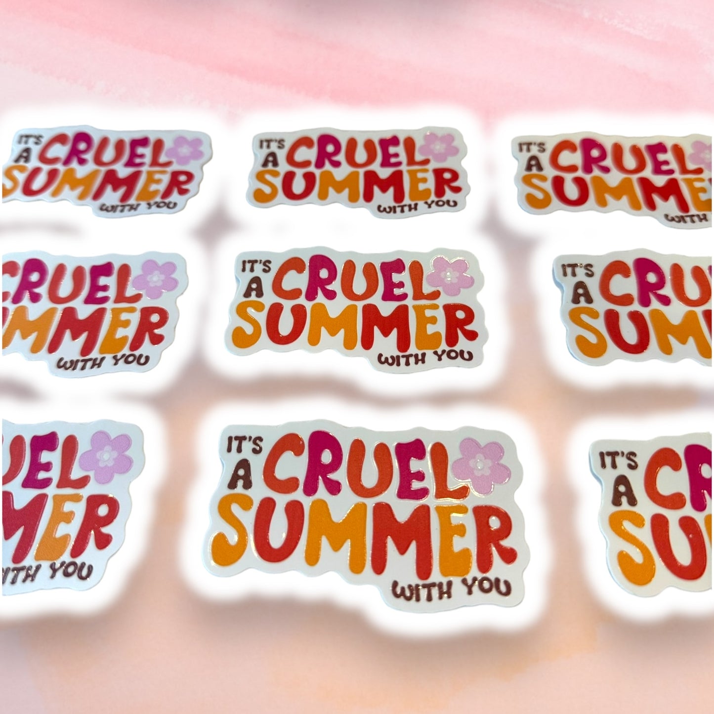 Cruel Summer: Taylor Swift Themed Sticker