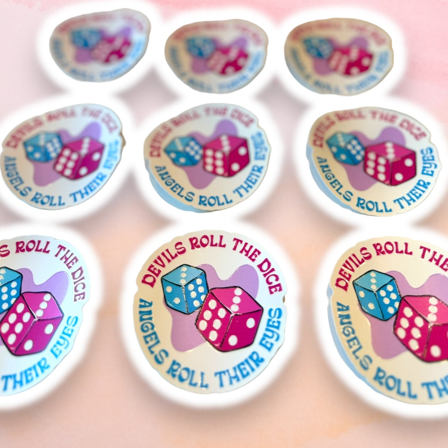 Devils Roll the Dice: Taylor Swift Themed Sticker