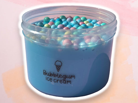 Bubblegum Ice Cream Slime- Glossy Slime-Scented Slime- Gifts- Birthday Gifts- Slime Shops- Cute Slime- Stress Relief- Sensory Tool