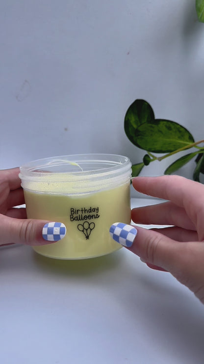 Birthday Balloons: Butter Slime